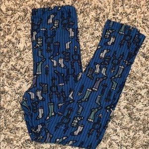 LuLaRoe Kids Christmas leggings, Small/Medium